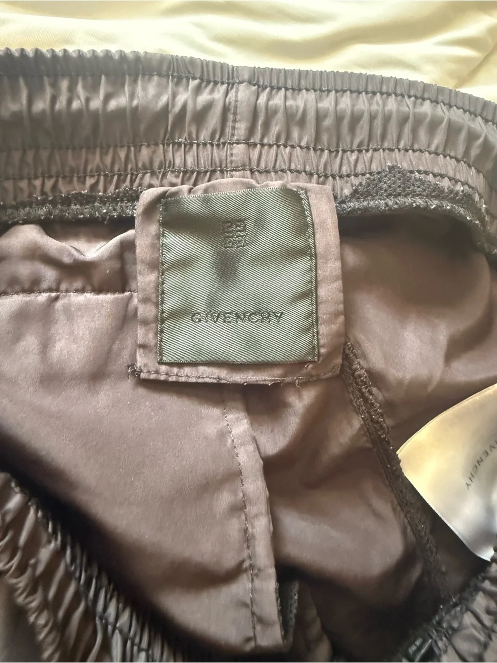 Givenchy Black Logo Swim Trunks